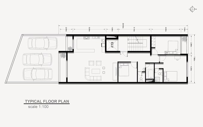 design apartment floor plans for couples and small families