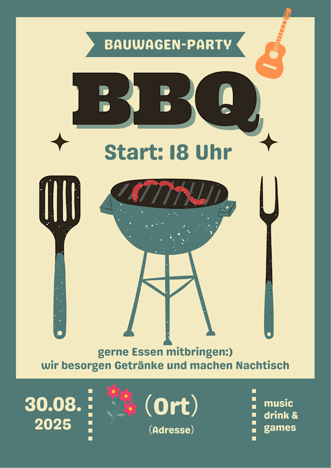 design flyers, posters, and invitation cards