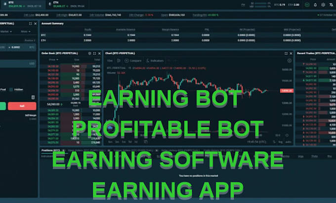 develop auto earning bot, bitcoin bot, btc earning bot, earning app