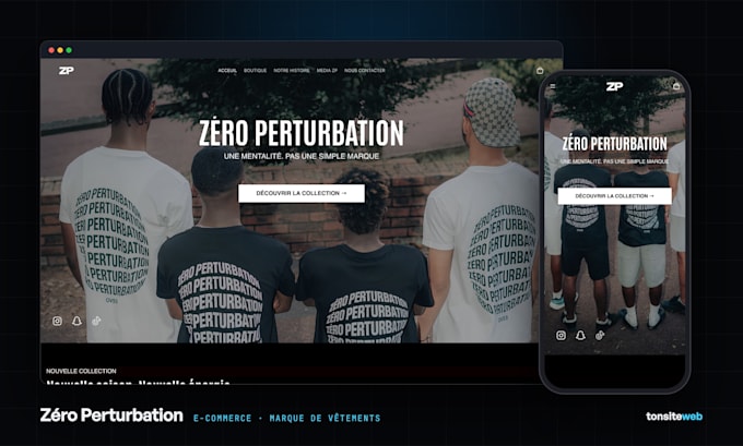 create a modern e commerce store or booking website