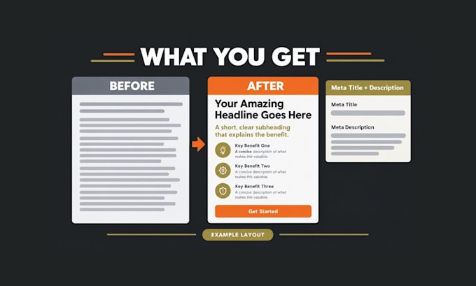 rewrite your product or service page for SEO