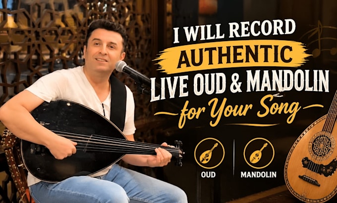 record authentic live oud and mandolin for your song