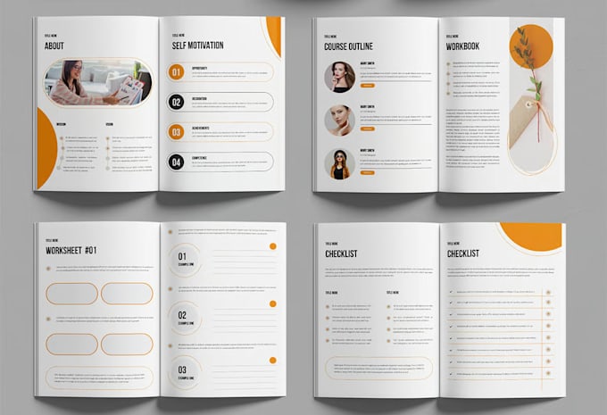 design educational booklets, textbooks and workbooks in indesign and canva