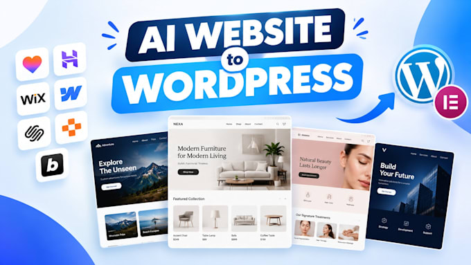copy clone convert hostinger ai, wix, durable, replit, or lovable to wordpress