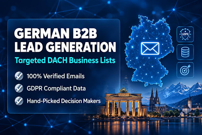 do targeted german b2b lead generation and email list building