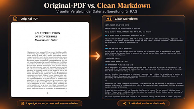 convert complex pdfs into clean markdown for your rag system