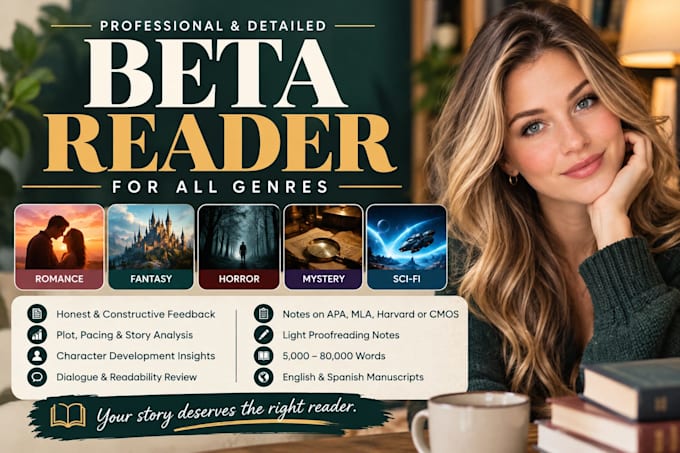 romance beta reader alpha beta reader fantasy beta reader nonfiction beta reader
