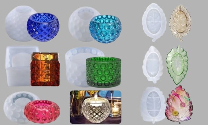 design 3d cad custom mold design chocolate mold for silicon casting
