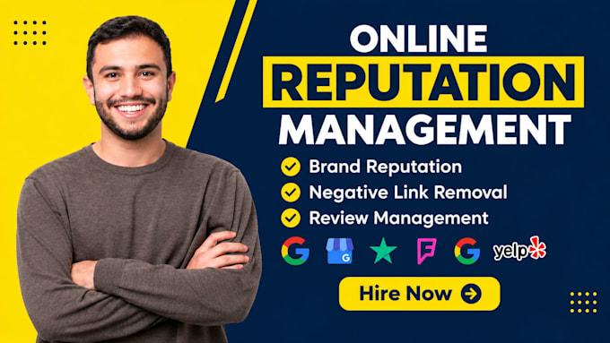 provide orm service online reputation management, optimize your online presence