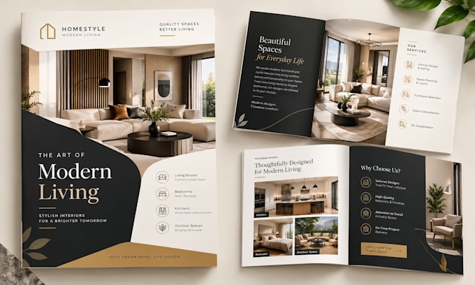 design booklets, brochures, product guides and catalogs