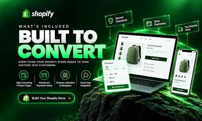 design or redesign your shopify store