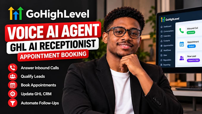 gohighlevel voice ai agent ghl ai receptionist appointment booking