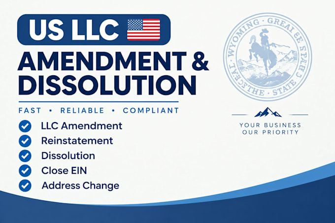 do llc dissolution, reinstate llc, amendment, close ein, delaware llc