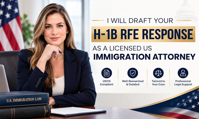 draft your h1b rfe response as a licensed US immigration attorney