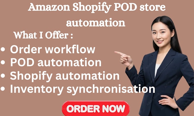 amazon shopify pod store automation product research store setup expert