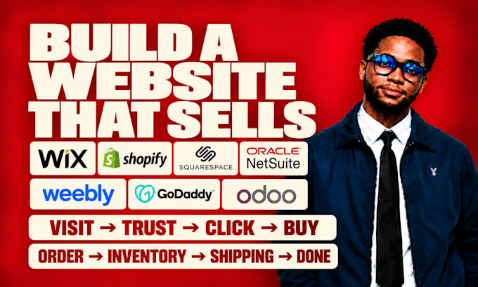 develop wix website builder shopify squarespace netsuite weebly godaddy odoo