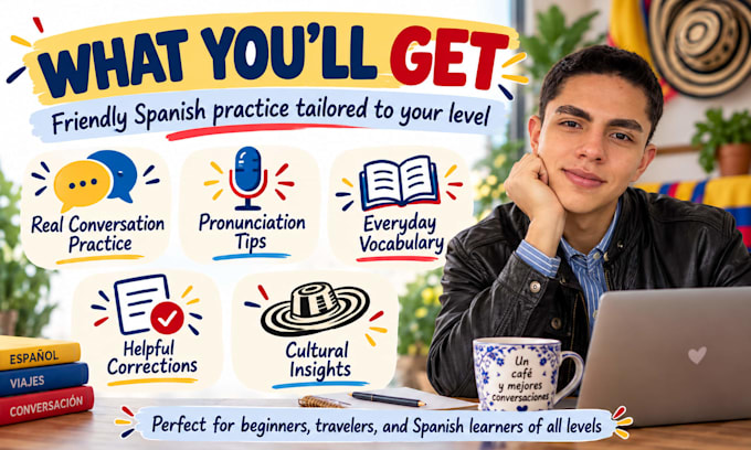 help you practice spanish conversation with a native speaker