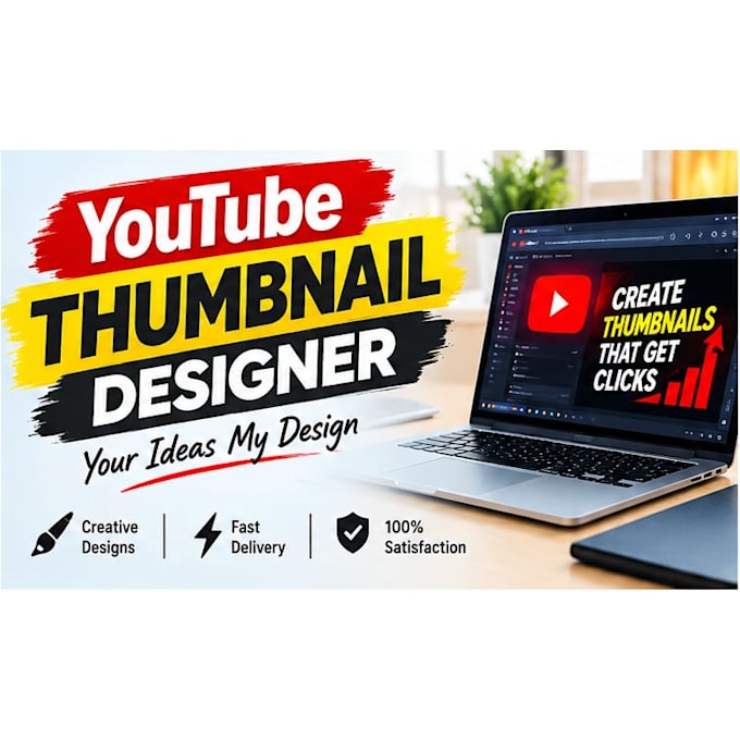 design amazing and attractive you tube thumbnail