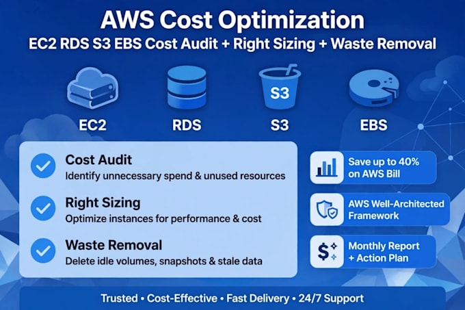 do AWS cost optimization and save 40 percent on your bill