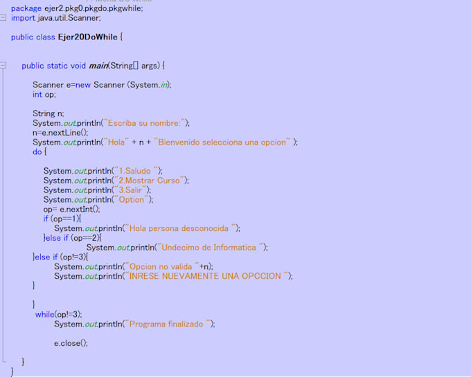 clases basicas del lenguaje de programacion java