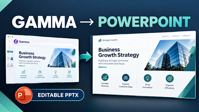 convert your gamma presentation into editable powerpoint