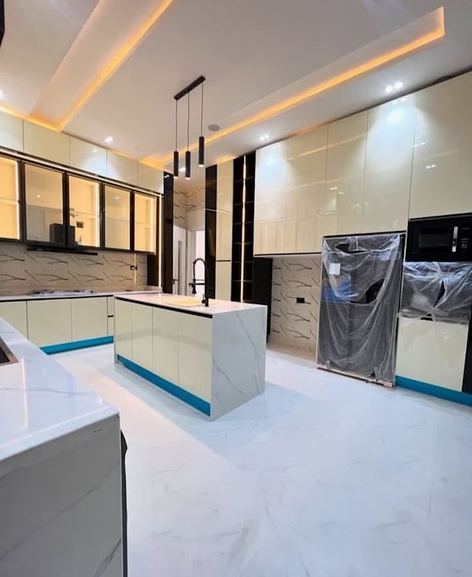 design luxury 3d interior with photorealistic vray rendering