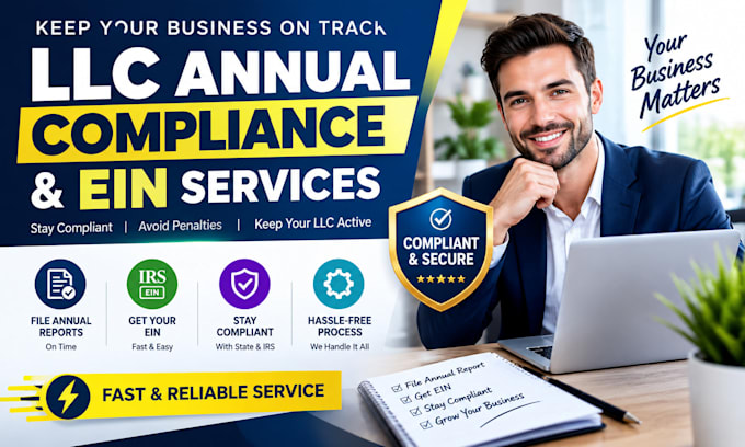 assist with llc annual compliance and ein services