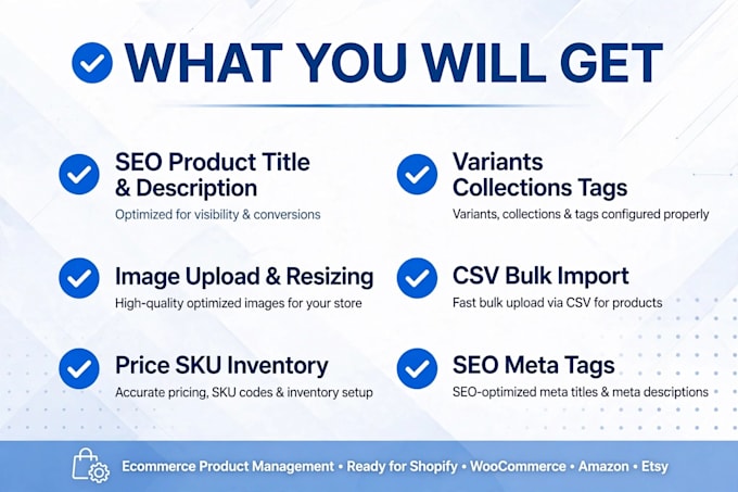 do shopify product listing and woocommerce data entry