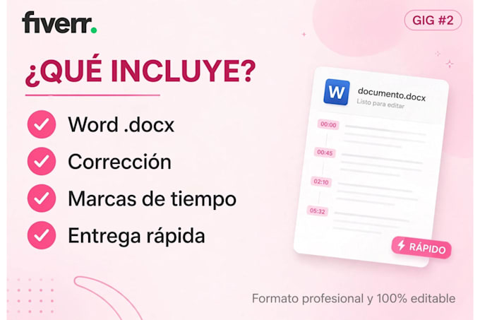 transcripción profesional de audio a texto rápida y precisa