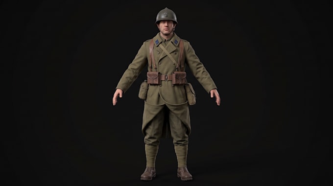 create high quality custom 3d character models