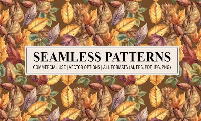 design seamless repeat and vector pattern
