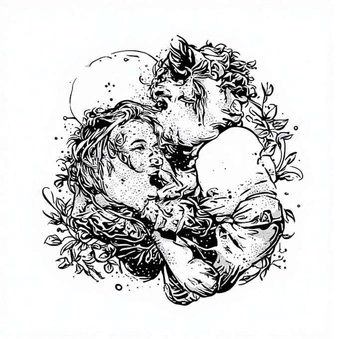 do artwork to halftone for dtg dtf printing