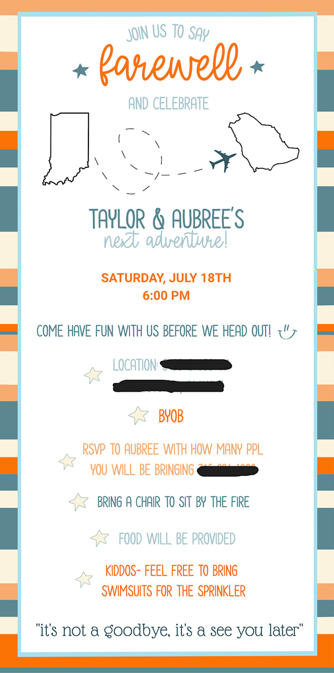 design an invitation for parties