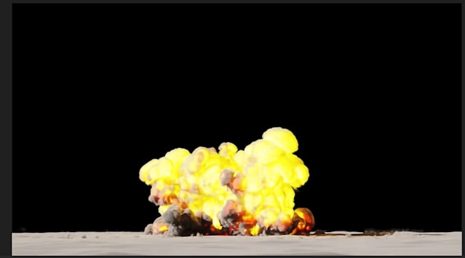 do smoke effect,  horror effect, vfx fire explosion effect, compositing particle