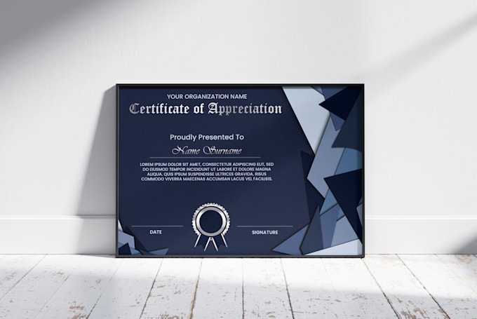 design professional custom certificates and diplomas