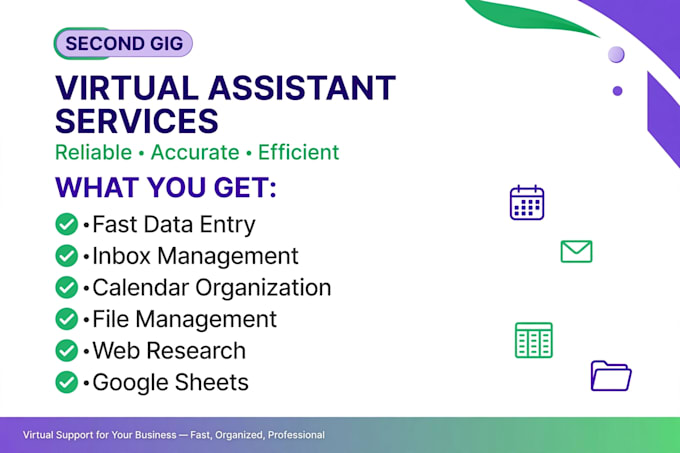 be your virtual assistant for data entry