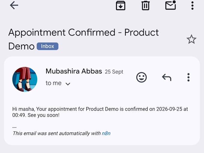 build an ai appointment booking automation with n8n