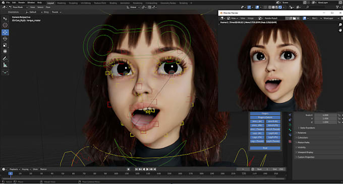 create custom 3d vtuber avatar vrm model with face tracking, anime vrchat avatar