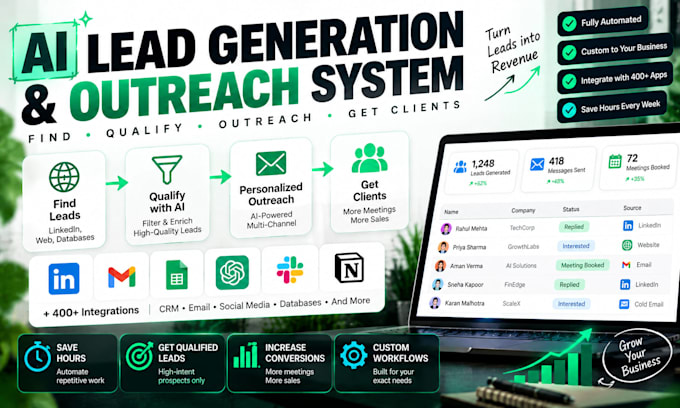 build an ai lead generation and outreach system