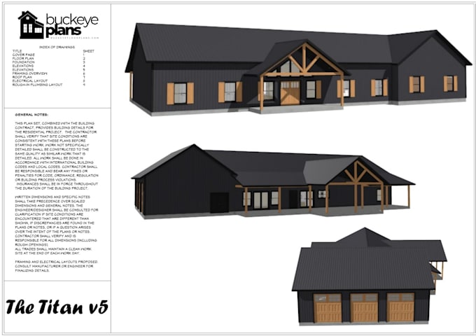 create custom barndominium floor plans and architectural elevations