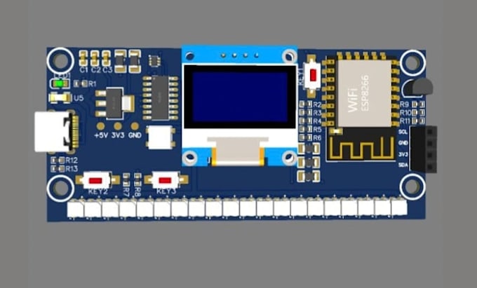 design lora ble esp32 iot pcb and wireless communication board