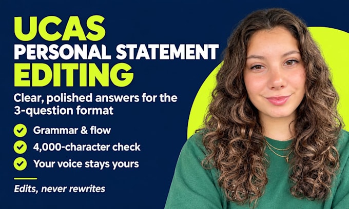 edit and proofread your ucas personal statement for 2027 entry