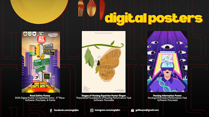 create digital poster designs in less than 3 days