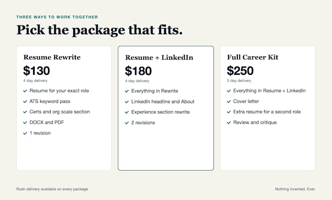 write an ats ready salesforce resume