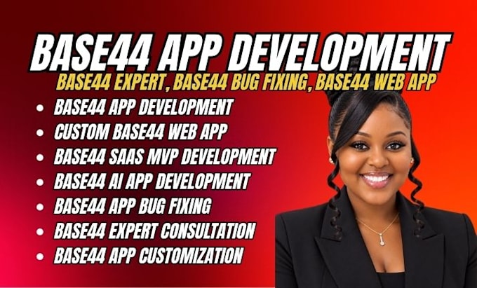 base44 app development, base44 expert, base44 bug fixing, base44 web app