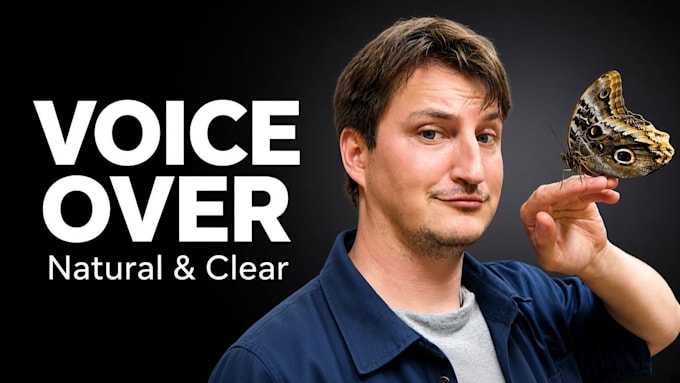 record a natural voice over for your video or ad