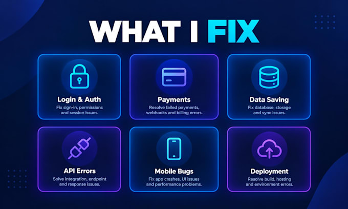 fix bugs and finish your base44, lovable or bolt app
