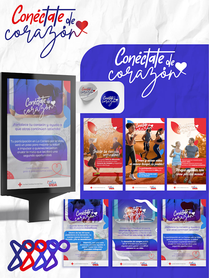 design social media posts and content calendars