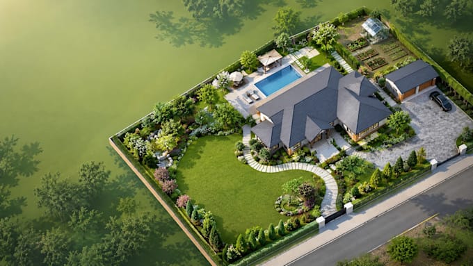 create 3d site maps, site plans, and landscape designs