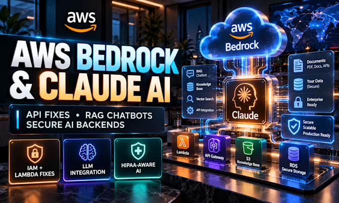 fix aws bedrock developer hipaa compliant api rag claude ai chatbot backend llm